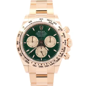 Rolex Daytona 40mm Green Dial Watch