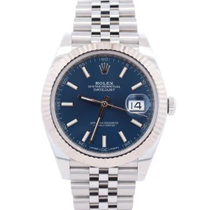 Rolex Datejust 41mm Blue Dial Watch
