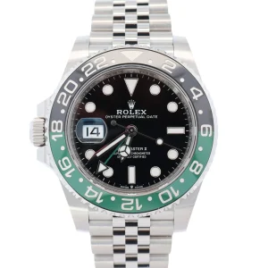 Rolex GMT-Master II "Sprite" 40mm Black Dial Watch