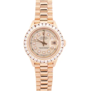 Rolex Datejust 26mm Champagne Dial Watch